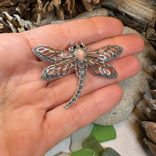Load image into Gallery viewer, Damsel Dragonfly Marcasite Brooch