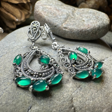 Load image into Gallery viewer, Bellicent Marcasite Earrings