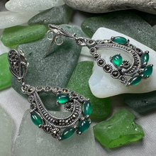 Load image into Gallery viewer, Bellicent Marcasite Earrings