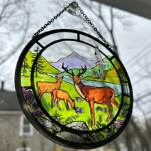 Load image into Gallery viewer, Scottish Stags Suncatcher