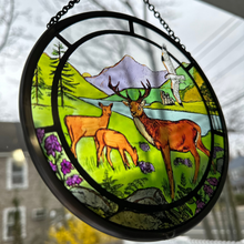Load image into Gallery viewer, Scottish Stags Suncatcher
