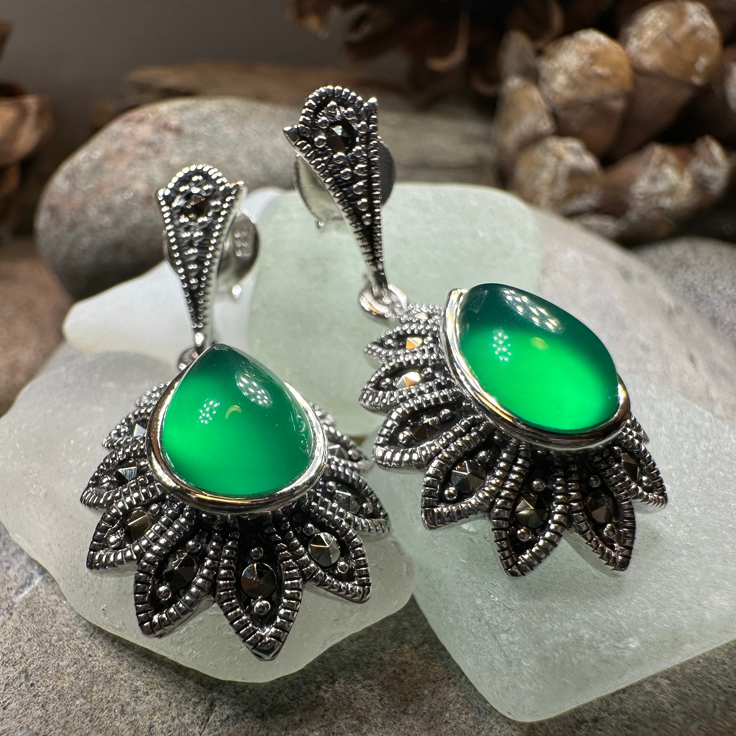 Gilda Celtic Flower Earrings — view 10