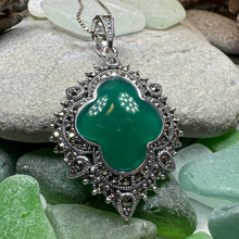 Load image into Gallery viewer, Celtic Twilight Marcasite Necklace