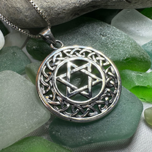 Load image into Gallery viewer, Celtic Star of David Necklace