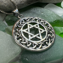 Load image into Gallery viewer, Celtic Star of David Necklace