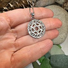 Load image into Gallery viewer, Celtic Star of David Necklace