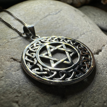 Load image into Gallery viewer, Celtic Star of David Necklace