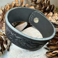 Load image into Gallery viewer, Celtic Legend Leather Cuff Bracelet