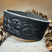 Load image into Gallery viewer, Celtic Legend Leather Cuff Bracelet
