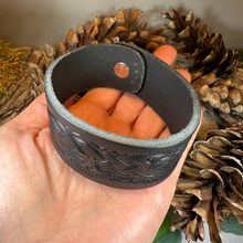Load image into Gallery viewer, Celtic Legend Leather Cuff Bracelet