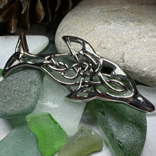 Load image into Gallery viewer, Nehalennia Dolphin Brooch