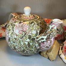 Load image into Gallery viewer, William Morris Honeysuckle Fine China Teapot
