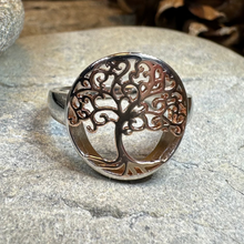 Load image into Gallery viewer, Rose Tree of Life Ring