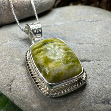 Load image into Gallery viewer, Connemara Marble Irish Rectangle Necklace