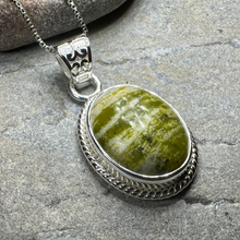 Load image into Gallery viewer, Connemara Marble Irish Oval Necklace
