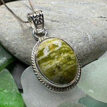 Load image into Gallery viewer, Connemara Marble Irish Oval Necklace