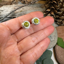 Load image into Gallery viewer, Connemara Marble Celtic Spiral Post Earrings