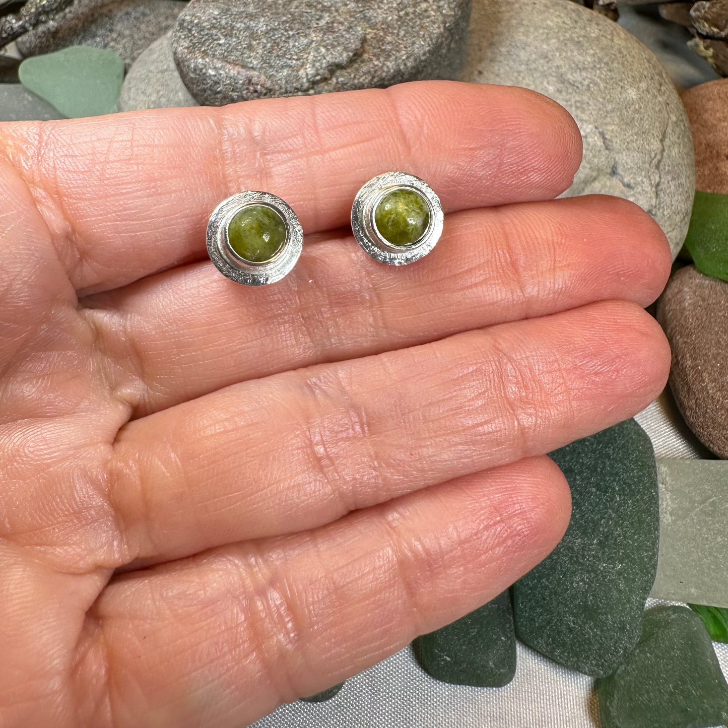Connemara Marble Irish Coast Post Earrings — view 7