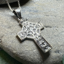 Load image into Gallery viewer, Celtic Blessing Celtic Cross Necklace