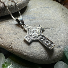 Load image into Gallery viewer, Celtic Blessing Celtic Cross Necklace