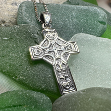 Load image into Gallery viewer, Celtic Blessing Celtic Cross Necklace