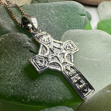 Load image into Gallery viewer, Celtic Blessing Celtic Cross Necklace