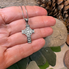 Load image into Gallery viewer, Celtic Blessing Celtic Cross Necklace