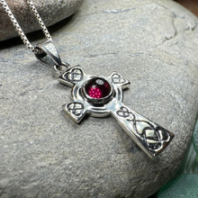 Load image into Gallery viewer, Cecilia Celtic Cross Necklace