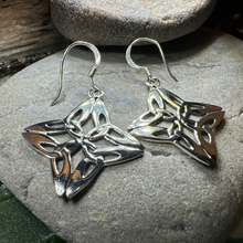 Load image into Gallery viewer, Nymah Trinity Knot Earrings