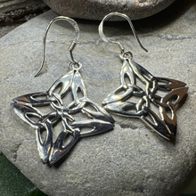Load image into Gallery viewer, Nymah Trinity Knot Earrings