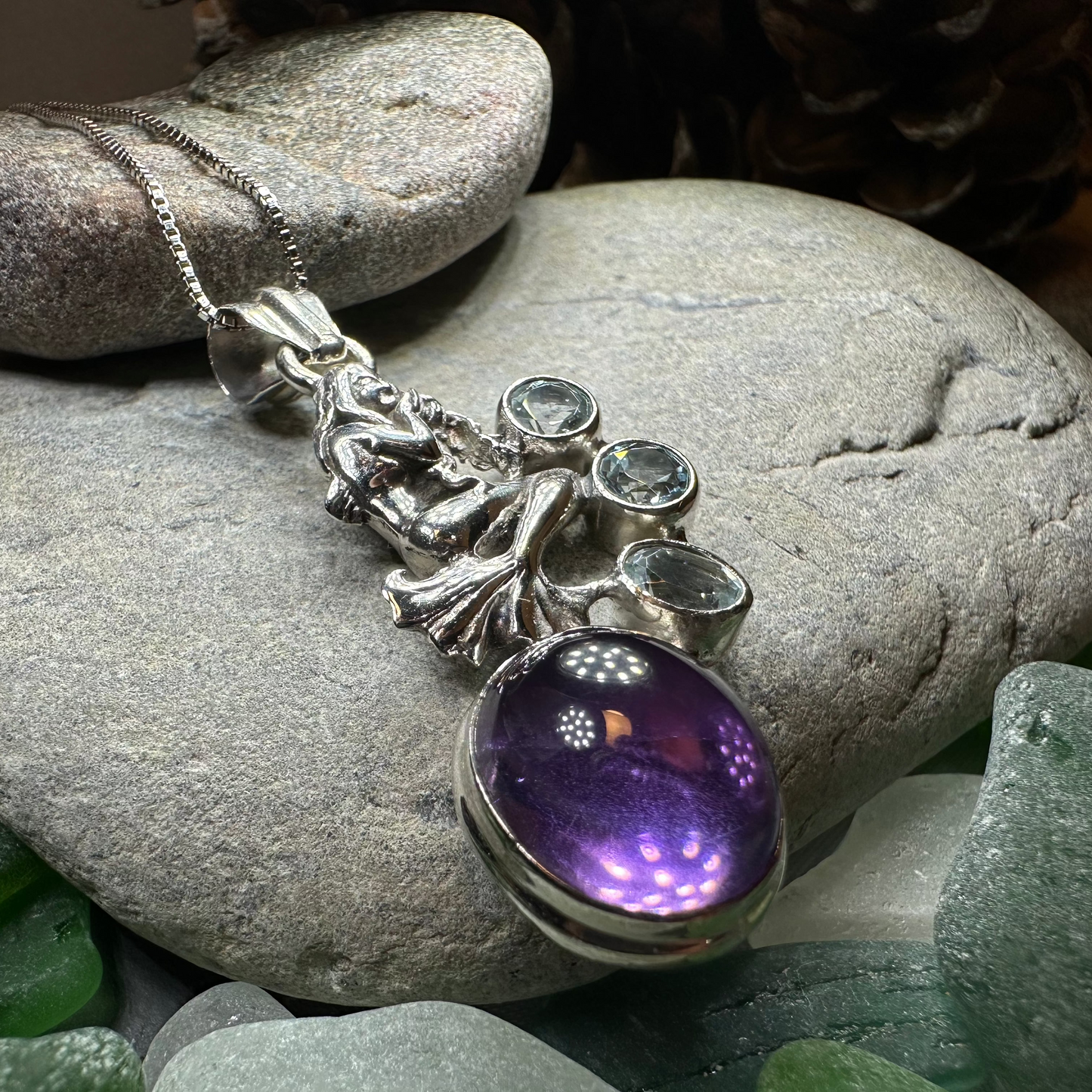 Kelpie Mermaid Necklace — view 6