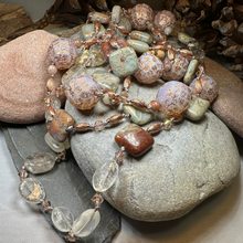 Load image into Gallery viewer, Copper Oceanmist Long Necklace