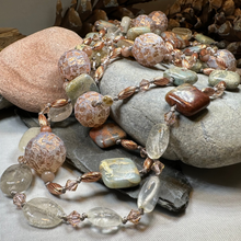 Load image into Gallery viewer, Copper Oceanmist Long Necklace