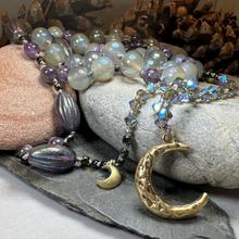 Load image into Gallery viewer, Tropical Night Moon Long Necklace