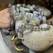 Load image into Gallery viewer, Tropical Night Moon Long Necklace