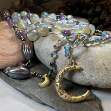 Load image into Gallery viewer, Tropical Night Moon Long Necklace