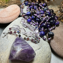 Load image into Gallery viewer, Amethyst Larksong Long Necklace