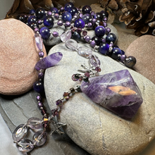 Load image into Gallery viewer, Amethyst Larksong Long Necklace