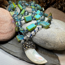 Load image into Gallery viewer, Santorini Breeze Long Necklace