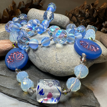 Load image into Gallery viewer, Pink Lotus Long Necklace