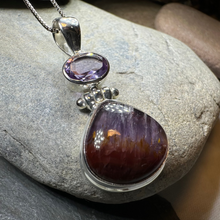 Load image into Gallery viewer, Celtic Amethyst Dusk Necklace