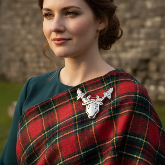 Celtic Tradition Stag Brooch — view 2