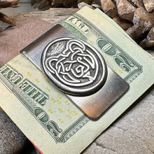 Load image into Gallery viewer, Celtic Bear Money Clip