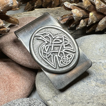 Load image into Gallery viewer, Celtic Raven Money Clip