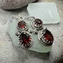 Load image into Gallery viewer, Garnet Romantic Earrings
