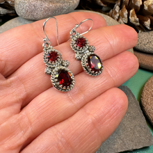 Load image into Gallery viewer, Garnet Romantic Earrings