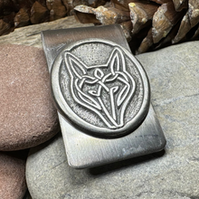 Load image into Gallery viewer, Celtic Wolf Money Clip