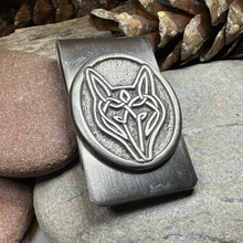 Load image into Gallery viewer, Celtic Wolf Money Clip