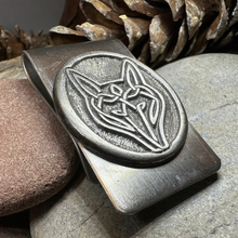 Load image into Gallery viewer, Celtic Wolf Money Clip