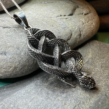 Load image into Gallery viewer, Alchemy Celtic Snake Necklace